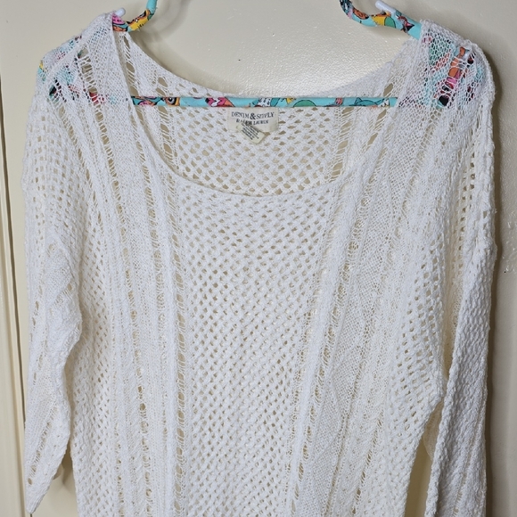 Denim & Supply Ralph Lauren Sweaters - Ralph Lauren Denim & Supply White Knit Sweater